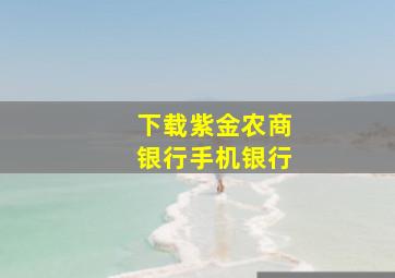 下载紫金农商银行手机银行