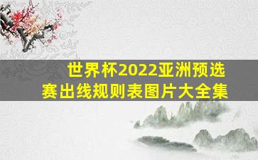 世界杯2022亚洲预选赛出线规则表图片大全集