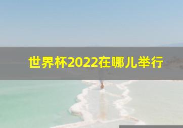 世界杯2022在哪儿举行