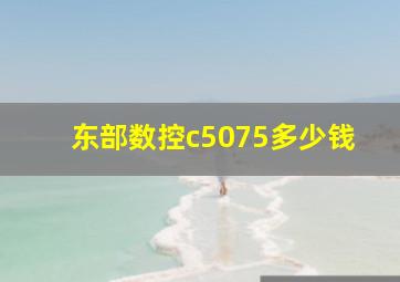 东部数控c5075多少钱