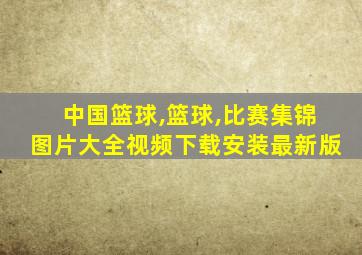 中国篮球,篮球,比赛集锦图片大全视频下载安装最新版