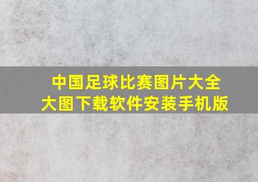 中国足球比赛图片大全大图下载软件安装手机版