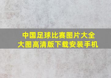 中国足球比赛图片大全大图高清版下载安装手机