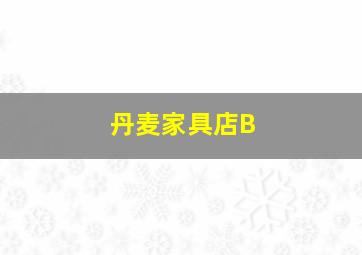 丹麦家具店B