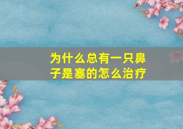 为什么总有一只鼻子是塞的怎么治疗