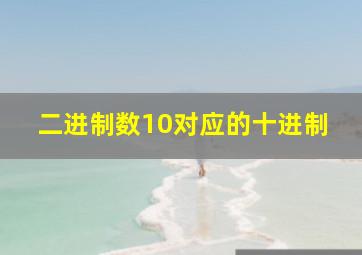 二进制数10对应的十进制