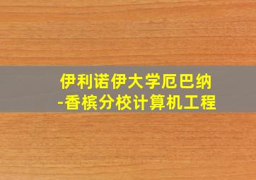 伊利诺伊大学厄巴纳-香槟分校计算机工程