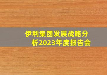 伊利集团发展战略分析2023年度报告会