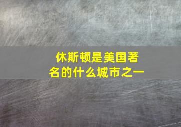 休斯顿是美国著名的什么城市之一