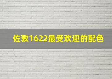 佐敦1622最受欢迎的配色