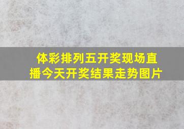 体彩排列五开奖现场直播今天开奖结果走势图片