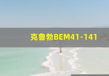 克鲁勃BEM41-141