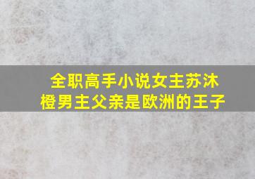 全职高手小说女主苏沐橙男主父亲是欧洲的王子