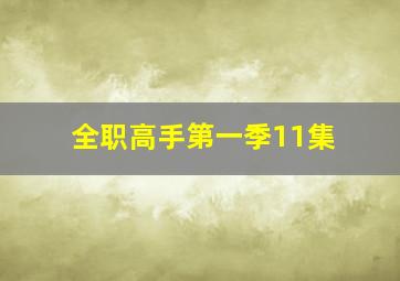 全职高手第一季11集