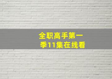 全职高手第一季11集在线看