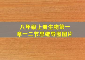 八年级上册生物第一章一二节思维导图图片