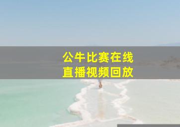 公牛比赛在线直播视频回放