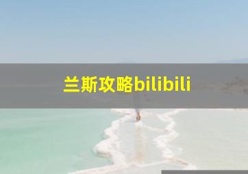 兰斯攻略bilibili