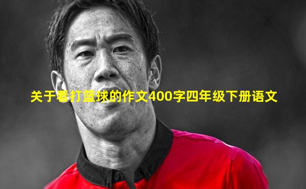 关于看打篮球的作文400字四年级下册语文