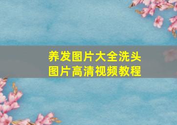 养发图片大全洗头图片高清视频教程