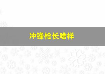 冲锋枪长啥样