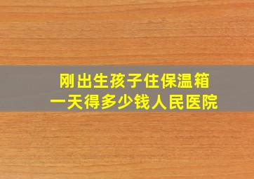 刚出生孩子住保温箱一天得多少钱人民医院