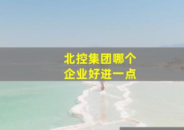 北控集团哪个企业好进一点