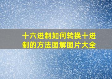 十六进制如何转换十进制的方法图解图片大全