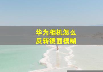 华为相机怎么反转镜面模糊