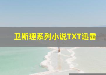 卫斯理系列小说TXT迅雷