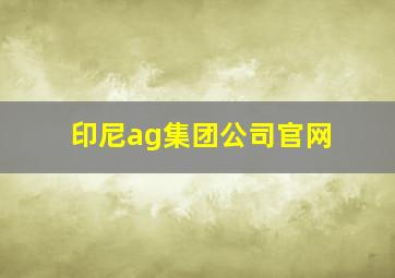 印尼ag集团公司官网