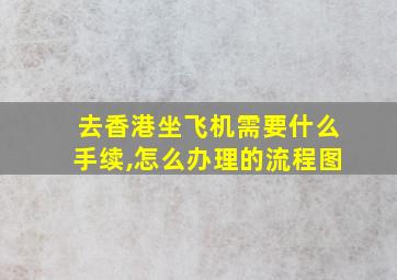 去香港坐飞机需要什么手续,怎么办理的流程图