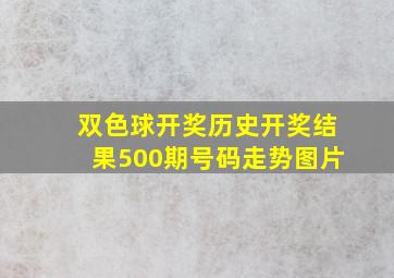 双色球开奖历史开奖结果500期号码走势图片