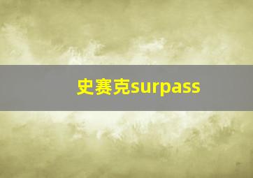 史赛克surpass