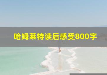 哈姆莱特读后感受800字