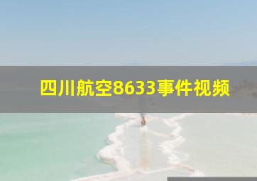 四川航空8633事件视频