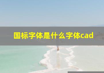 国标字体是什么字体cad