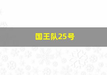 国王队25号