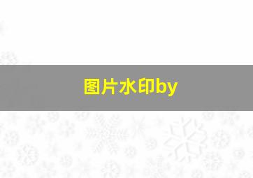 图片水印by