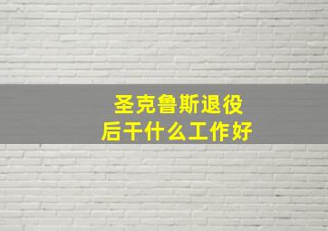 圣克鲁斯退役后干什么工作好