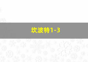 坎波特1-3