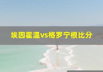 埃因霍温vs格罗宁根比分