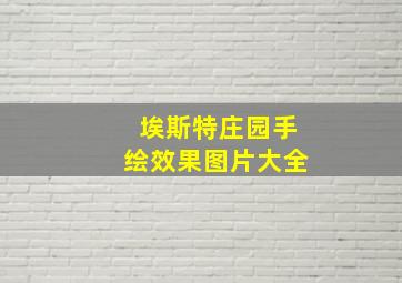 埃斯特庄园手绘效果图片大全