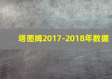 塔图姆2017-2018年数据