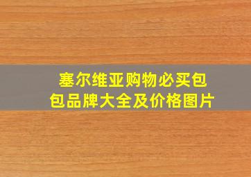 塞尔维亚购物必买包包品牌大全及价格图片