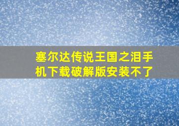 塞尔达传说王国之泪手机下载破解版安装不了