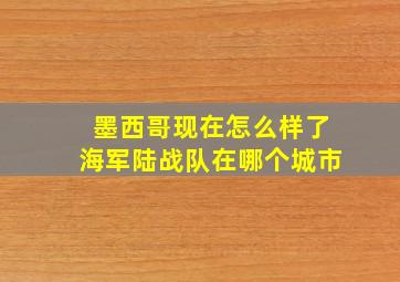 墨西哥现在怎么样了海军陆战队在哪个城市