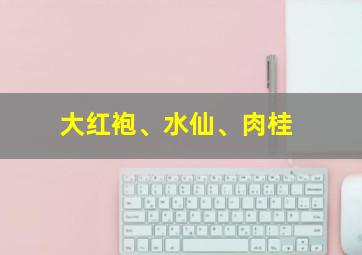 大红袍、水仙、肉桂