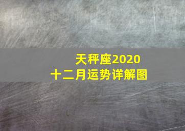 天秤座2020十二月运势详解图