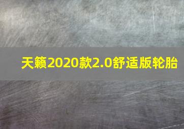 天籁2020款2.0舒适版轮胎